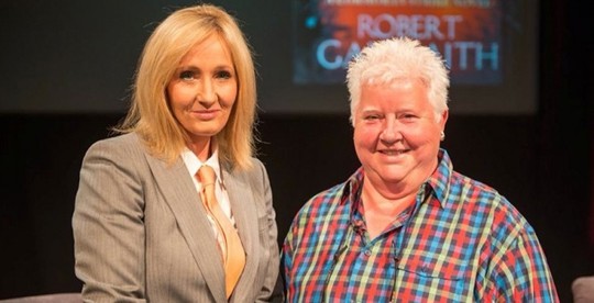 JK Rowling - aka Robert Galbraith - was interviewed on Friday by Scottish crime author Val McDermid.